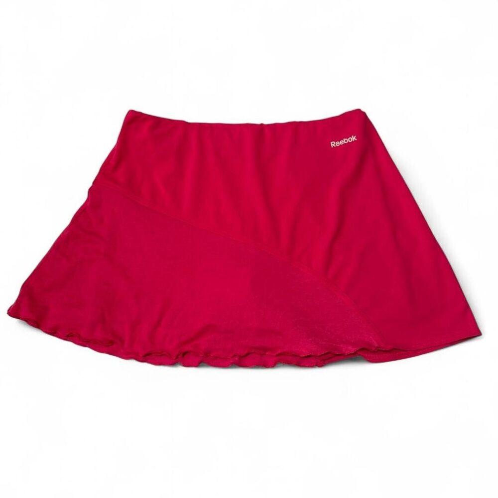 Reebok Rosy Red Tennis Skirt Built In Shorts Women’s Size Small